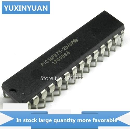 YUXINYUAN 5PCS/LOT PIC16F873-20/SP PIC16F873-20-SP PIC16F873 20 SP 16F873-20/SP DIP28 in stock in stock