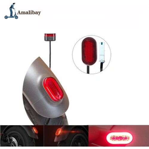 Electric Scooter Brake Rear Tail Light for XIAOMI M365 1s Pro Electric Scooter Taillight Safety Warning Stoplight Waterproof