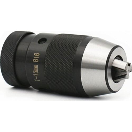 1 Set B18 Keyless Drill Chuck Clamping Range 1-16mm Self Tighten + MT2-B18 Arbor for Lathe Drill MK2 CNC Machine Tool