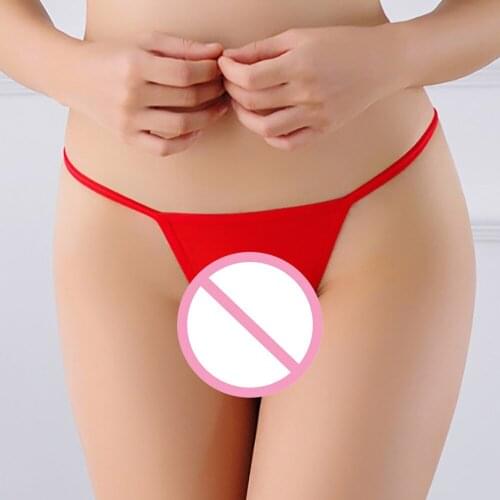 Lady Low Rise Thong Sexy Girls Seamless Cotton Panties Solid Color Cozy G-string Underwear Erotic Plus Size Трусы Женские 속옷