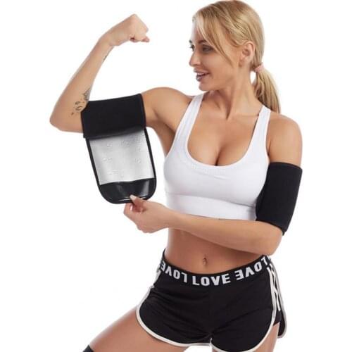 1 Pair Arm Trimmer Unisex High Elasticity Neoprene Weight Loss Sweat Arm Slimmer Sleeve Women Body Shaper for Fitness Running