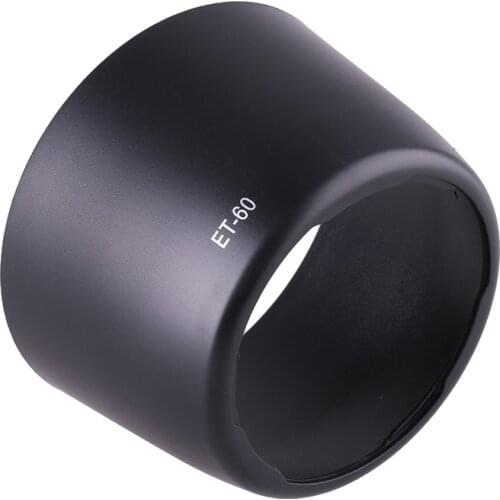 10pcs/lot ET-60 Lens Hood ET60 for canon EF 75-300MM F/4-5.6 III EF-S 55-250MM F/4-5.6 IS