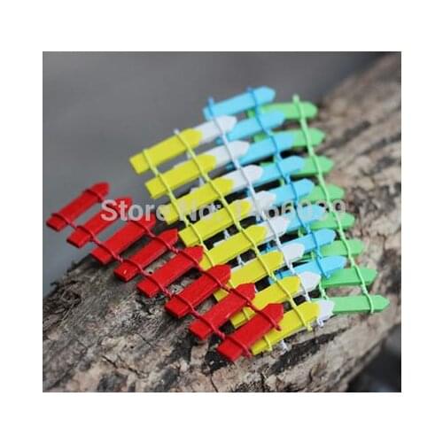 100pcs Fence Miniature Figurine Fairy Garden Accessory Home Decoration Cartoon Animal Building Statue Resin Craft Doll Car