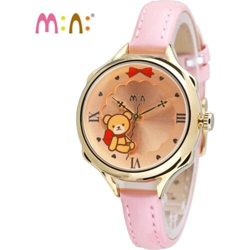 Reloj Mujer Luxury Brand Women Watches Waterproof 3D Bear Ladies Watch Bracelet Quartz Wrist Watch Woman Clock Relogio Feminino