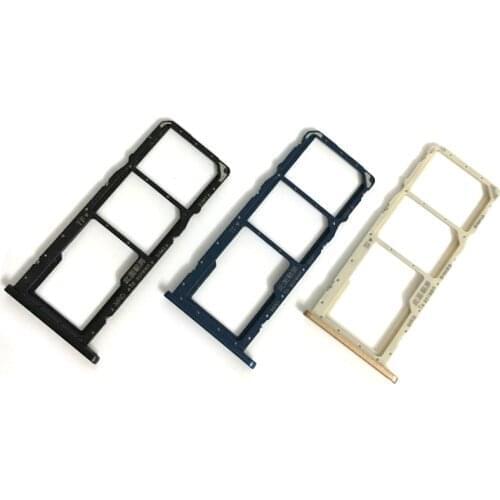10PCS Sim Card Tray For Huawei Y6 2019 SIM Card Tray Slot Holder Replacement Part