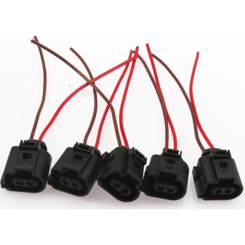 Qty 5 Rear Hand Brake Caliper Servo Motor Cable Adapter 1J0 973 722 A For Passat B6 Tiguan Sharan A4 B8 A5 Q5 1J0973722A