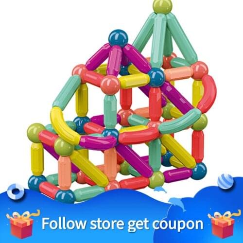 Magnetic Sticks Building Blocks Toys Children Assembly Puzzle Early Education Game Brick Baby Plastic Hands And Brains Resistan