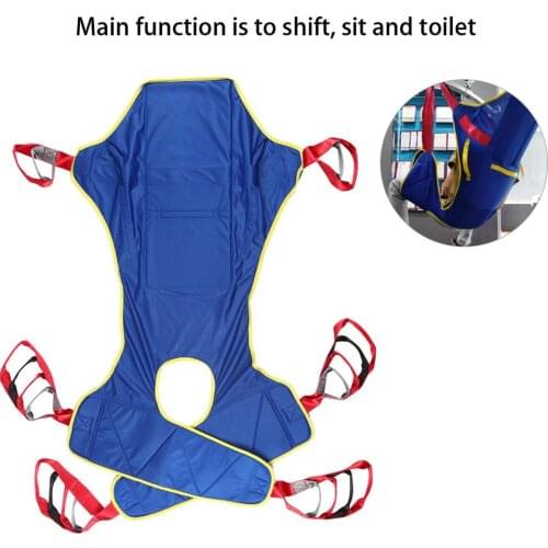 Medical Full Body Paralyzed Patient Transfer Belt Lift Household Lift Sling Drive Adjustable Rehabilitation Move Strip for Elder