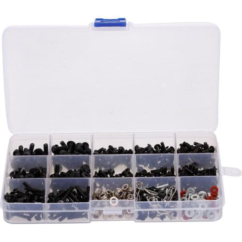 DIY RC Car Screw Kit Tool for Axial SCX10 1/10 RC Trucks Crawler Car Spare Parts Replacement Accessories