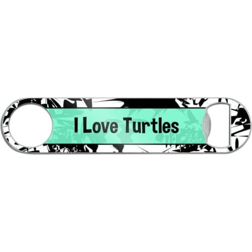 Custom bottle Opener hot sales Stainless Steel Bottle Opener I Love Heart Animals low price metal opener opener FH180040