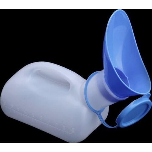 Plastic Portable Urinal Toilets Car Urinal Camping Rescue Aid Bottle Camping Portable Outdoor Elements for Unisex