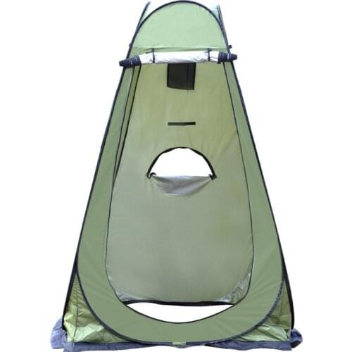 Pop Up Camping Shower Tent 1.2*1.2*1.9M Portable Toilet Tent Multi-function Changing Privacy Fishing Tent Sun Shade Rain Shelter