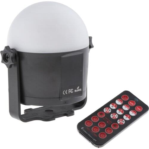 Mini RGB Stage DJ Lights Crystal Ball Sound Control Christmas Home KTV