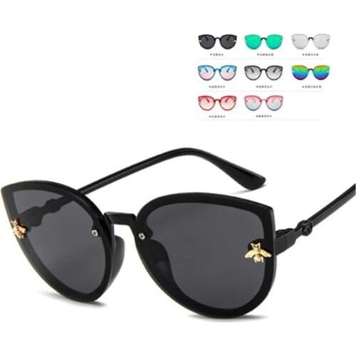 2021 Boy Girl Cute Cartoon Bear Shape Fashion Round Sunglasses Children Vintage Sunglasses UV Protection Classic Kids Eyewear