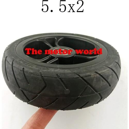 Free Shipping Good Quality 5X2 Wheel Solid Tire for Jackhot Carbon Fiber Scooter Fastwheel F0 Electric Scoot Tires Dolly Gocart