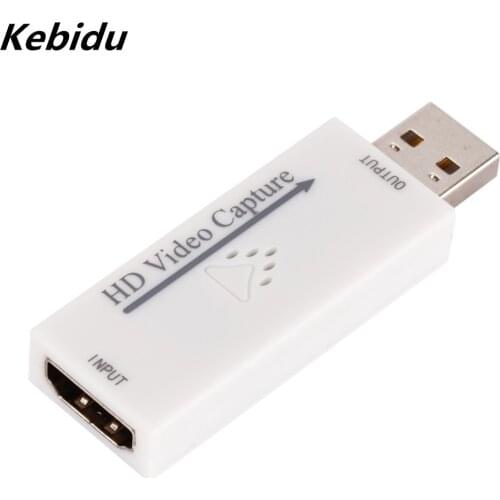 Video Grabber 4K USB 2.0 Video Capture Card Live Streaming Box Audio Video Recording for PS4 XBOX Phone Game DVD HD Came