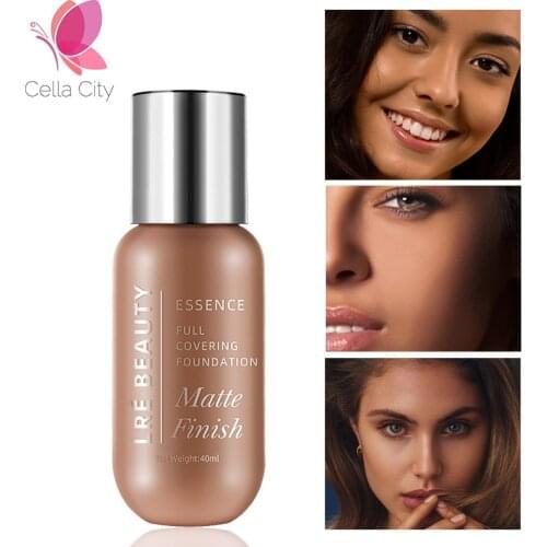 Cellacity profesional base foundation 40ml Long Lasting 10 color Liquid Face Foundation Makeup Coverage Natural Foundation