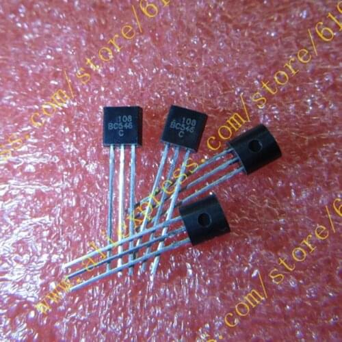 100pcs/lot BC546C BC546 TO92 Free shipping