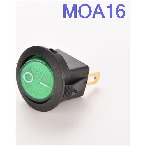 12V 16A Car Boat Rocker Switch ON/OFF SPST LED Lamp Dash Light Dot Round Rocker Spst Toggle 4 Colors New Arrival 2021