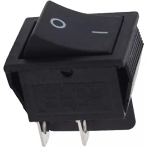 2pcs Black AC 15A 250V 20A 125V 4 Pins DPST On/Off Rocker Switch Spring Return Momentary automatic falls back in its off state