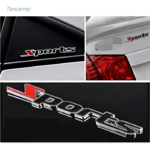 2020 hot 3D metal car styling sports stickers for kia cerato Suzuki Grand Vitara Solaris logan Lifan X60 toyota avensis