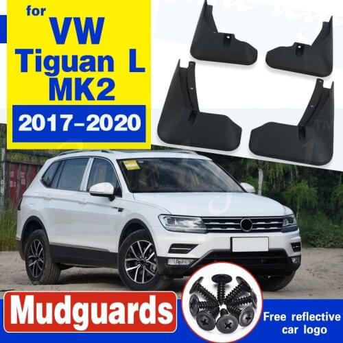 4 PCS Car Mudflaps For Volkswagen VW Tiguan 5N 2017 2018 2019 2020 MK2 Fender Mud Guard Flaps Splash Flap Mudguards Accessories