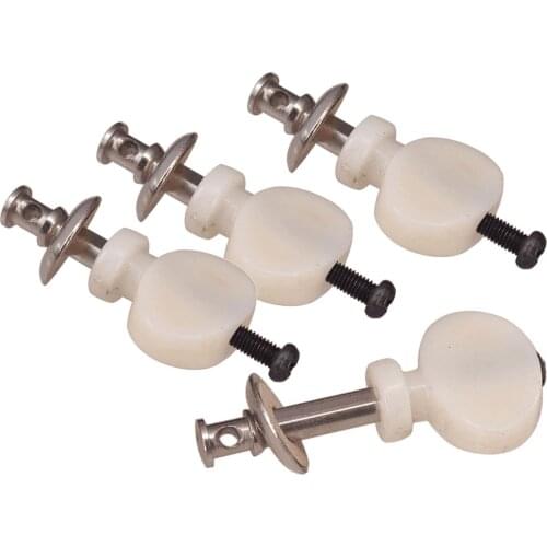 4 Pieces Ukulele Tuning Pegs Pin Machines Tuners Musical Instrument Parts Cream