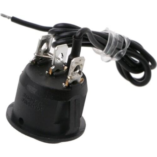 40GF 12V Universal 3 Pins Round Heater Motorcycle Car Seat Rocker Switch Control On/Off