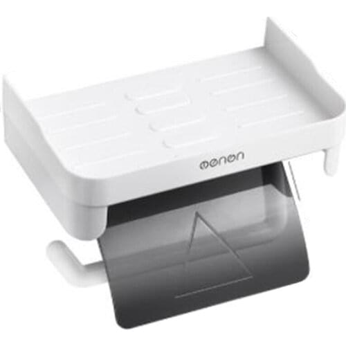 Toilet Paper Holder Wall Mount Paper Towel Rack Multi-Function Toilet Roll Holder Tissue Shelf WC Bathroom Accessories