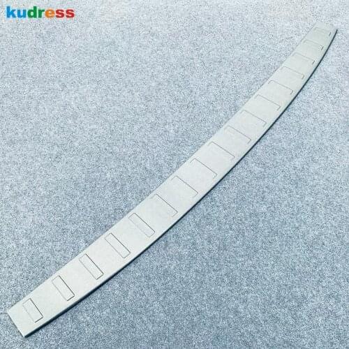 For Mitsubishi Delica 2020 2021 Stianless Steel Outer Rear Trunk Bumper Cover Trim Tailgate Door Sill Plate Car Accessories