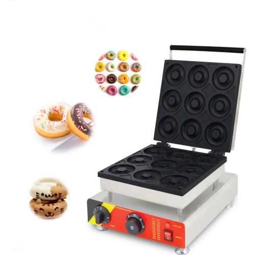 Free shipping 9CM size Big donut maker doughnut Makers Electric Cake Commercial Donut Maker