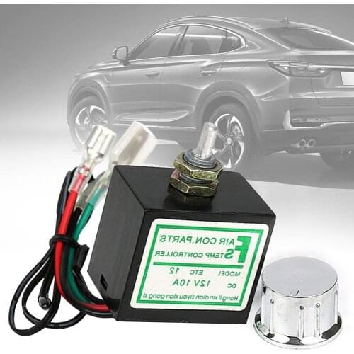 12-24V Car Air Conditioner Electronic Thermostat Switch Adjustable Temperature Control Auto Accessory Car Accessories