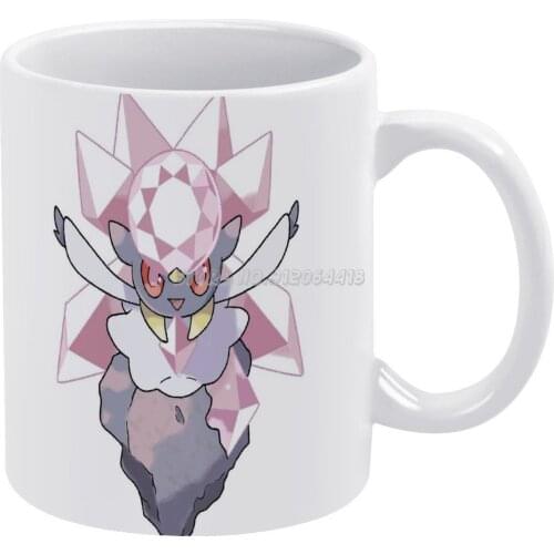 Diancie Coffee Mugs Custom Cup Personalized Mug Tea Cup Hot Drink Cup Creative Drinkware Gifts Diancie Event Fairy Legendary Meg