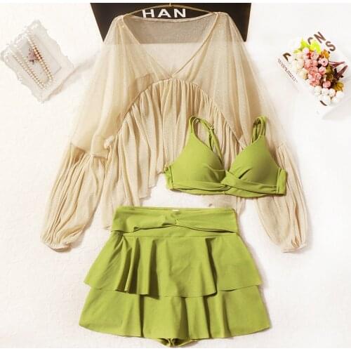 STAERK High Waist Swimsuit 2020 Sexy Bikini Lady Brazil Pad Swimsuit Push Up Bandeau Top Plus Size Bottom Bikini Set Swimsuits