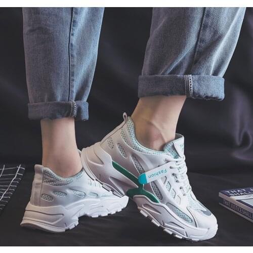 The New Autumn 2021 INS Recreational Sports Dad Trend Shoes Increased Explosive Fashion Mens Shoes With Running Shoes