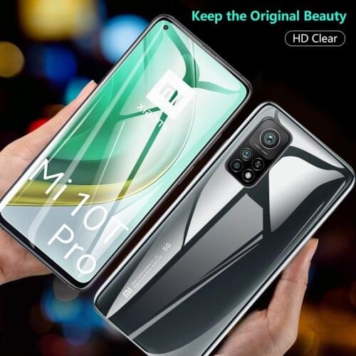Front and back Film For Xiaomi Mi 10T Pro 5G Screen Protector Full Cover Nano Hydrogel Film For Xiaomi Mi 10T Lite 5G