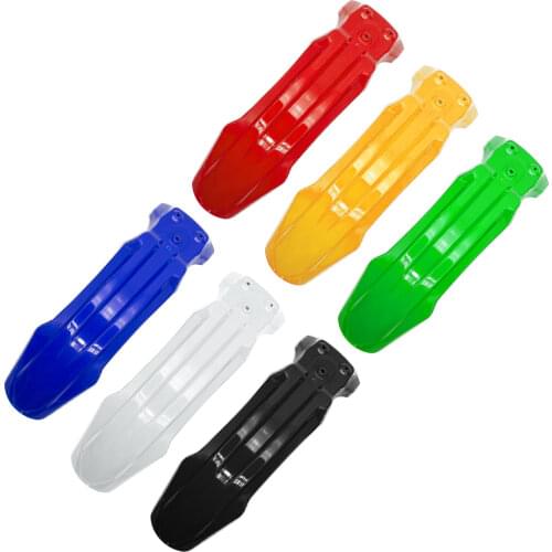Motorcycle Plastic Front Fenders Mudguard Fender for YZ WR XR CRF KLX KX RM RMZ DR DRZ 125 250 450 Universal 6 Colors Mud Guards
