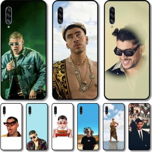 Bad bunny singer Phone Case For Samsung Galaxy A 12 51 52 21 71 70 42 32 10 80 90 E 5G S Black Shell Art Cell Cover