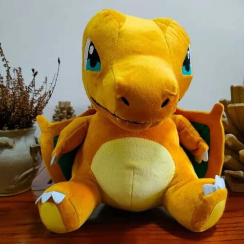Pokemon Yellow Charizard Cartoon Plush Toys Animal Stuffed Dolls 30cm High Quality Kid Gift