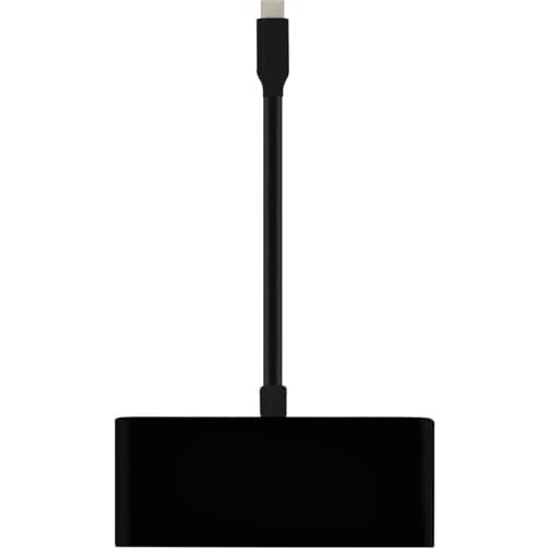 Typec 3.1 to HDMI VGA Audio Video Converter with USB3.0 Support 4K Mirror Extend Mode for Macbook Google Chromebook Pixel