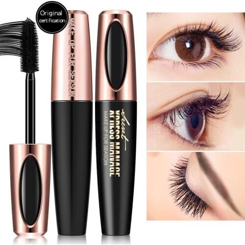 Macfee4D eyelash fiber mascara 3D mascara eyelash extended black thick waterproof thick curling long without blooming