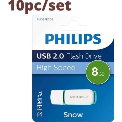 10 PC/set Philips SNOW 2.0-8 GB USB memory, 8 GB usb memory, 8 gb pendrive, usb gadgets, 8 gb usb package, usb 8 gb offer