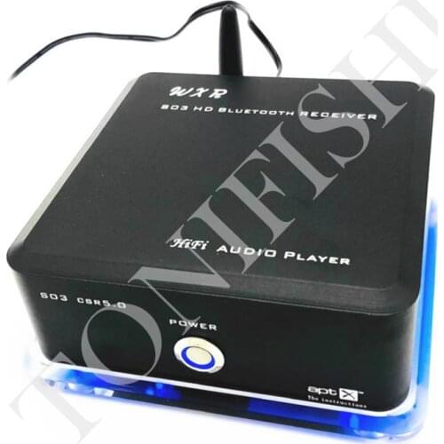 WXP S03 high-fidelity lossless wireless transmission 5.0 Bluetooth receiver, signal output amplitude: 15VRMS