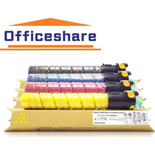 1sets Toner Cartridge for Ricoh MPC2010 MPC2030 MPC2050 MPC2051 MPC2550 MPC2551 BK:215g CMY:135G