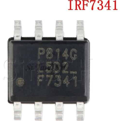10PCS IRF7341 SOP-8 IRF7341TRPBF SOP IRF7341TR SOP8 F7341 Dual N-channel FET New Original