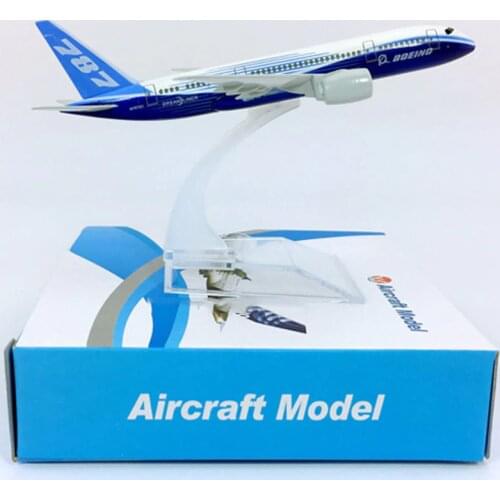 14CM 1:400 scale Boeing B787-8 airline aircraft model landing gear alloy Diecast airplane collectible display toy Plane kid Gift
