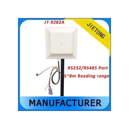 5~8M Mid-range UHF RFID Reader with RS232/ RS485 communication interface +free SDK and tags