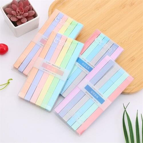 6pcs/set Soft Double head Highlighter Light Color Kawaii Marker Pen DIY Photo Album Journal Fluorescent Pen Student Stationery