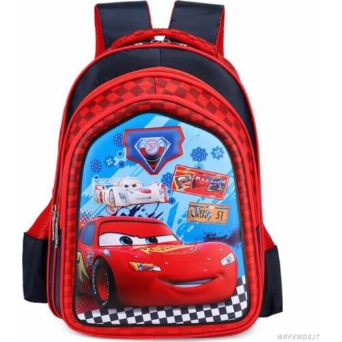 Disney childrens school bag cartoon car princess eggshell bag kindergarten baby backpack student shoulder bag travel backpack