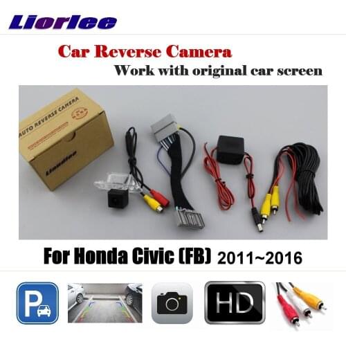 For Honda Civic (FB) 2011~2016 / Car Rear View Back Backup Camera Rearview Reversing Parking CAM